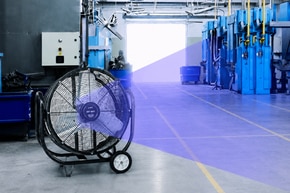 消臭機能付き気化式冷風機